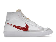 Nike Blazer Mid 77 Sketch White Red