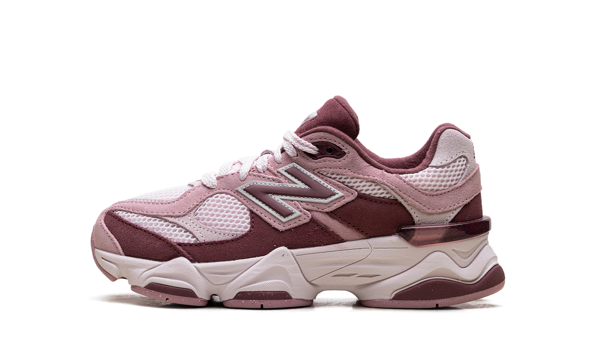 New Balance 9060 Pink Granite Washed Burgundy (GS)