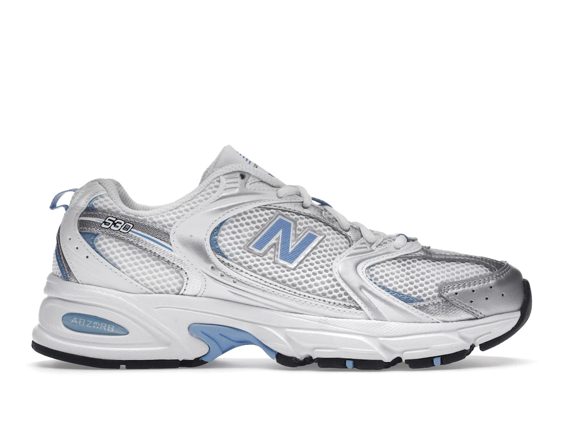 New Balance 530 White Carolina Blue