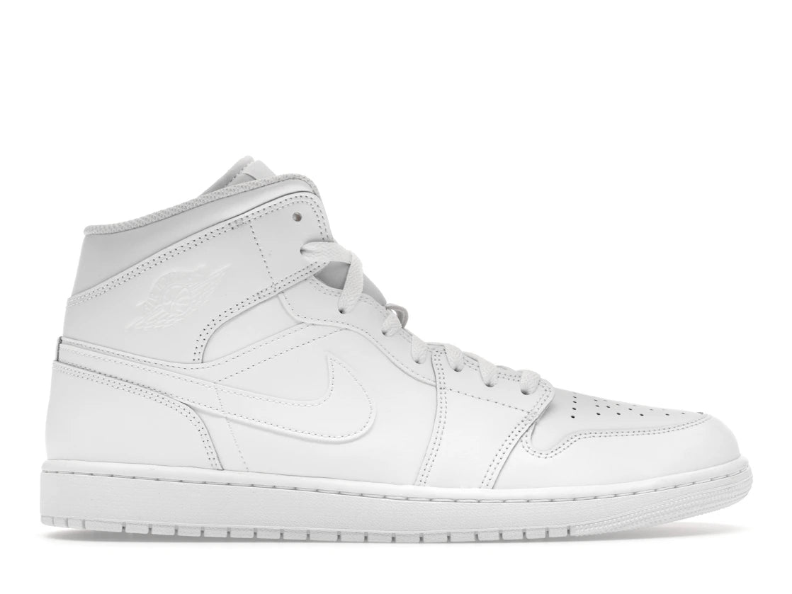 Jordan 1 Mid Triple White (2022/2023)