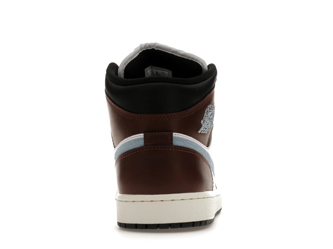 Jordan 1 Mid SE Brown Blue Grey