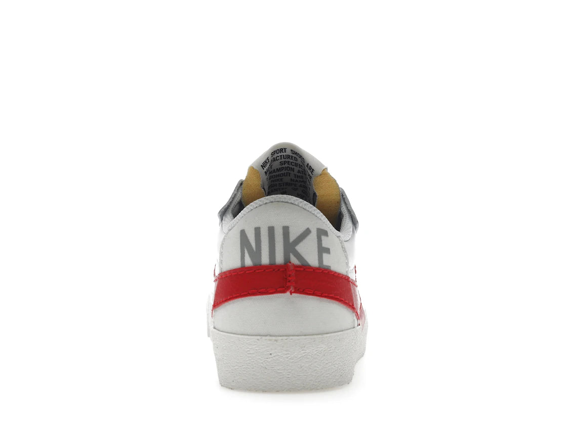 Nike Blazer Low 77 Jumbo White Photon Dust Light Smoke Grey University Red