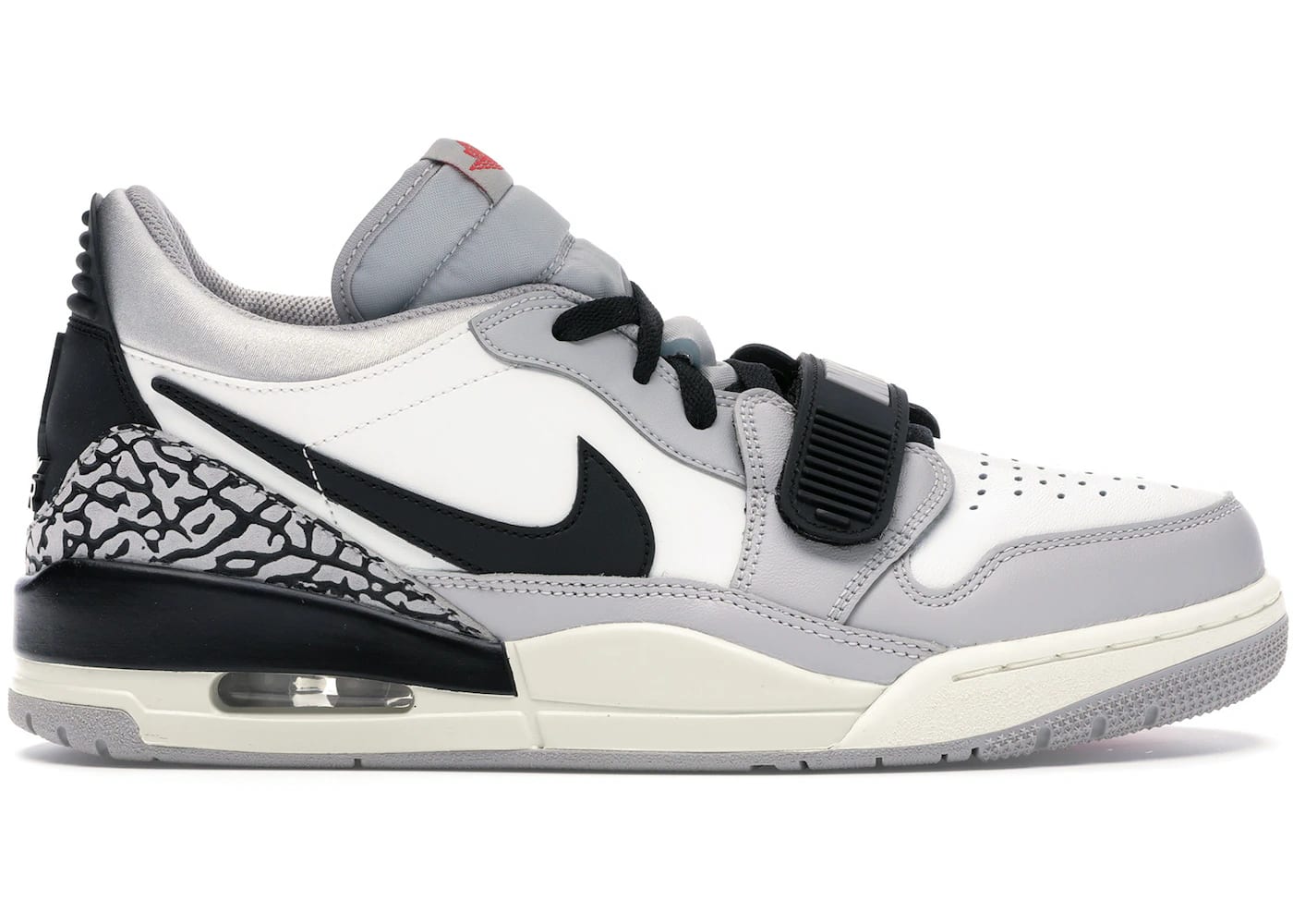 Jordan Legacy 312 Low Tech Grey Fire Red Black
