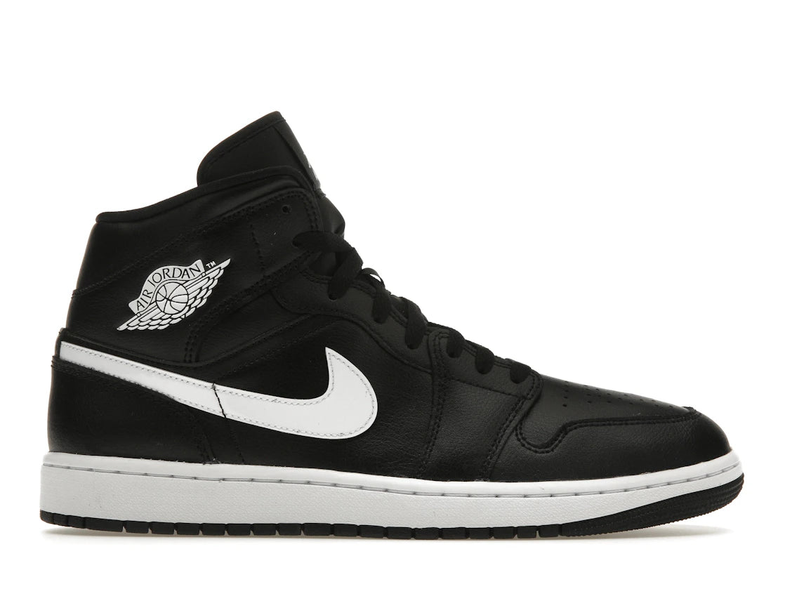 Jordan 1 Mid Black White (Women's)