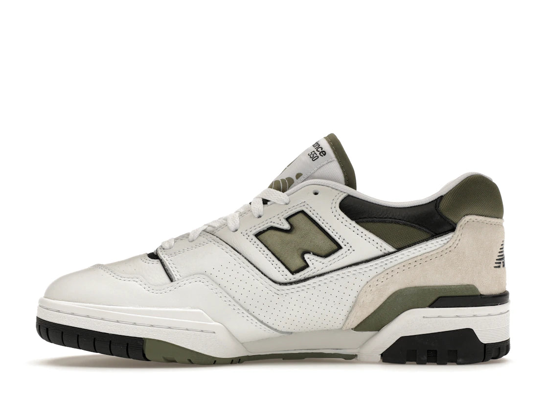 New Balance 550 White Dark Olivine