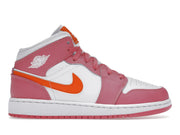 Jordan 1 Mid Pinksicle Safety Orange (GS)