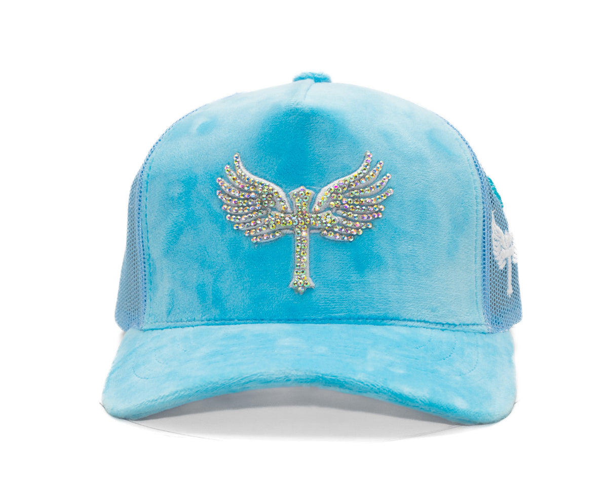 Reflection Luxury Fuzzy Cap Baby Blue