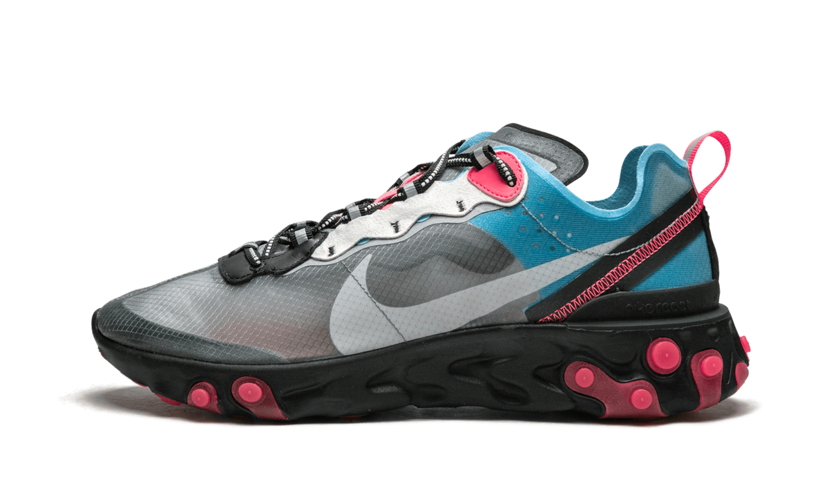 Nike React Element 87 Blue Chill Solar Red