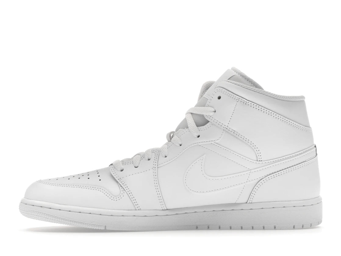 Jordan 1 Mid Triple White (2022/2023)