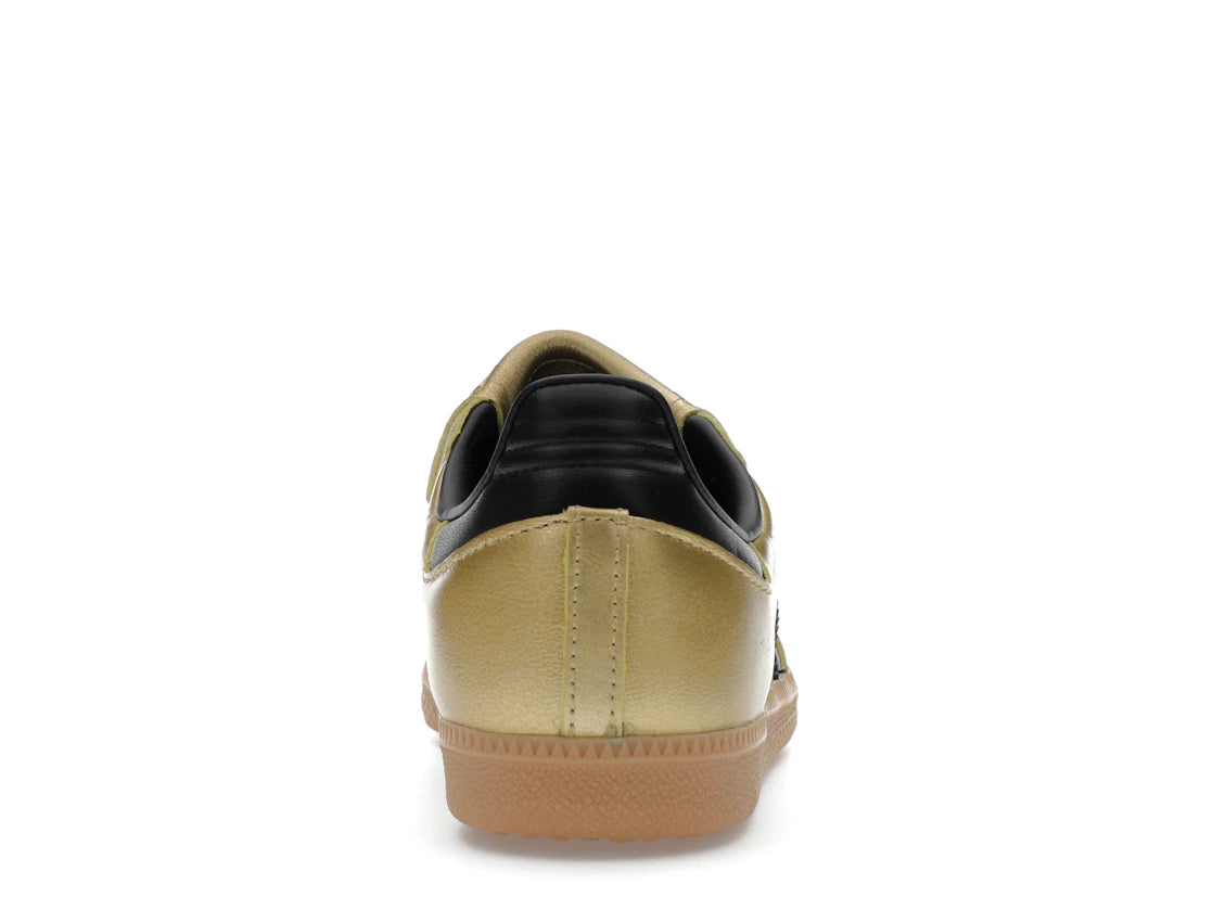 adidas Samba LT Gold Metallic Black Gum (Women's)