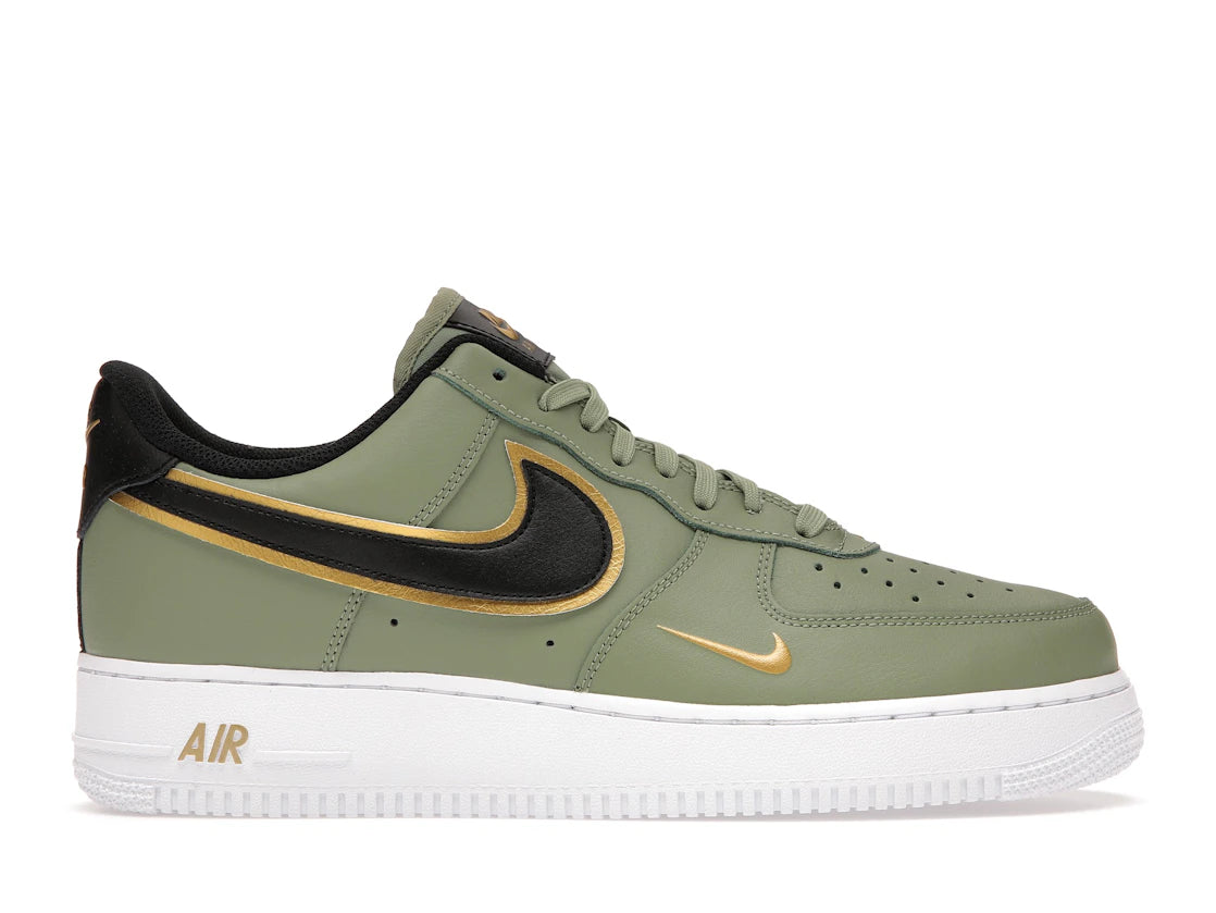 Nike Air Force 1 Low '07 LV8 Double Swoosh Olive Gold Black