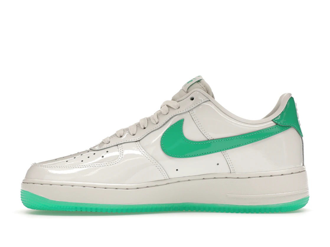 Nike Air Force 1 Low '07 Patent Platinum Tint Stadium Green