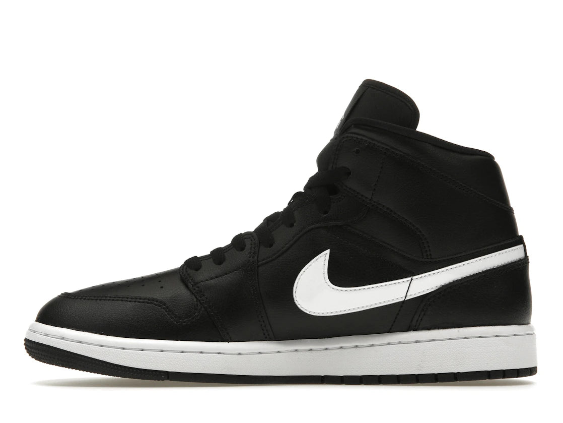 Jordan 1 Mid Black White (Women's)