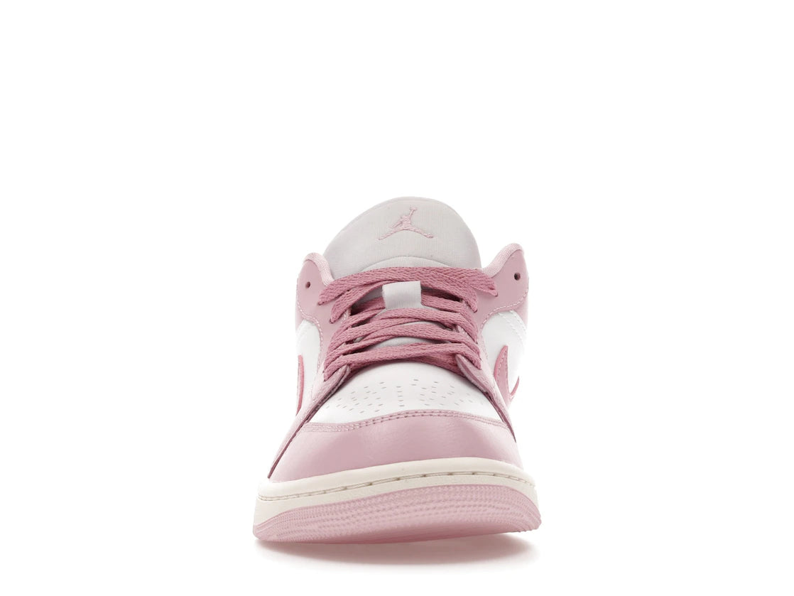 Jordan 1 Low Iced Carmine White (Women's)