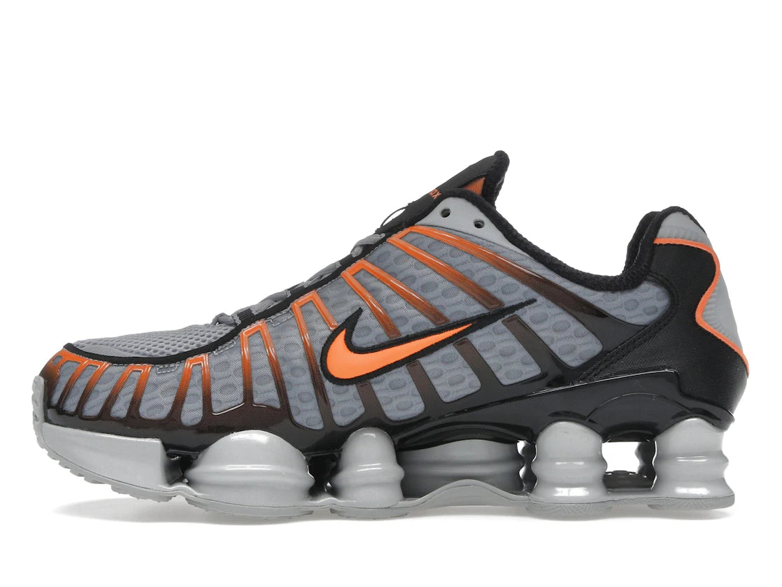 Nike Shox TL Light Smoke Grey Black Bright Mandarin
