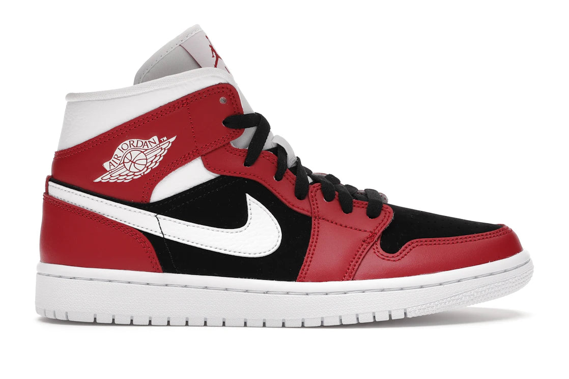 Jordan 1 Mid Gym Red Black (Women's)